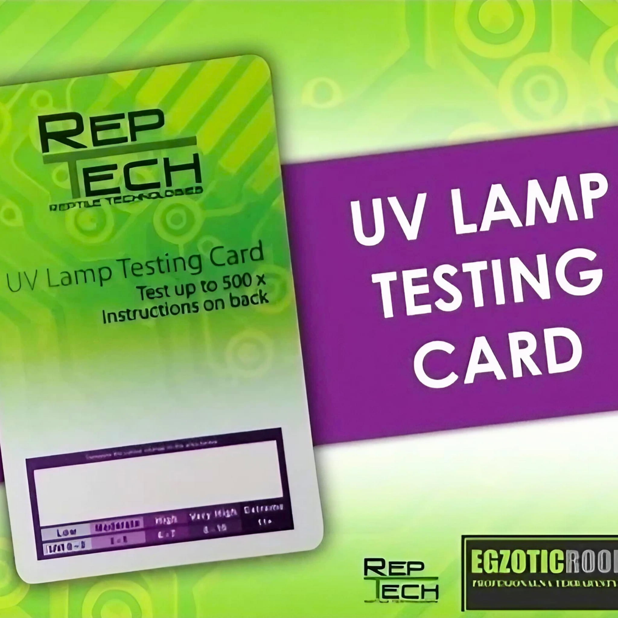REPTECH Miernik, karta indeksu UVI (UVB+UVA)