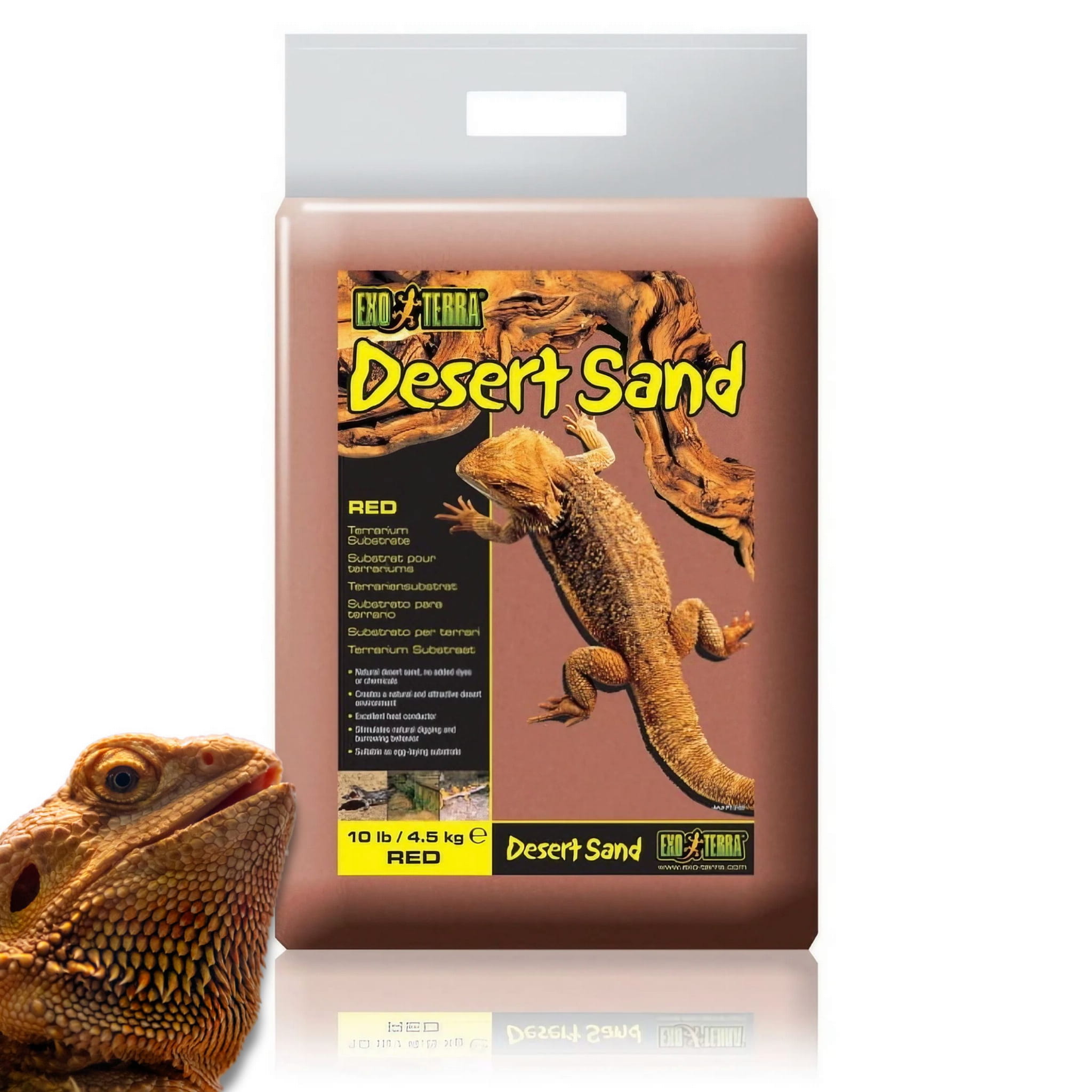 Exo-Terra Desert Sand Red - Czerwony piasek do terrarium 4,5 kg EX-1053