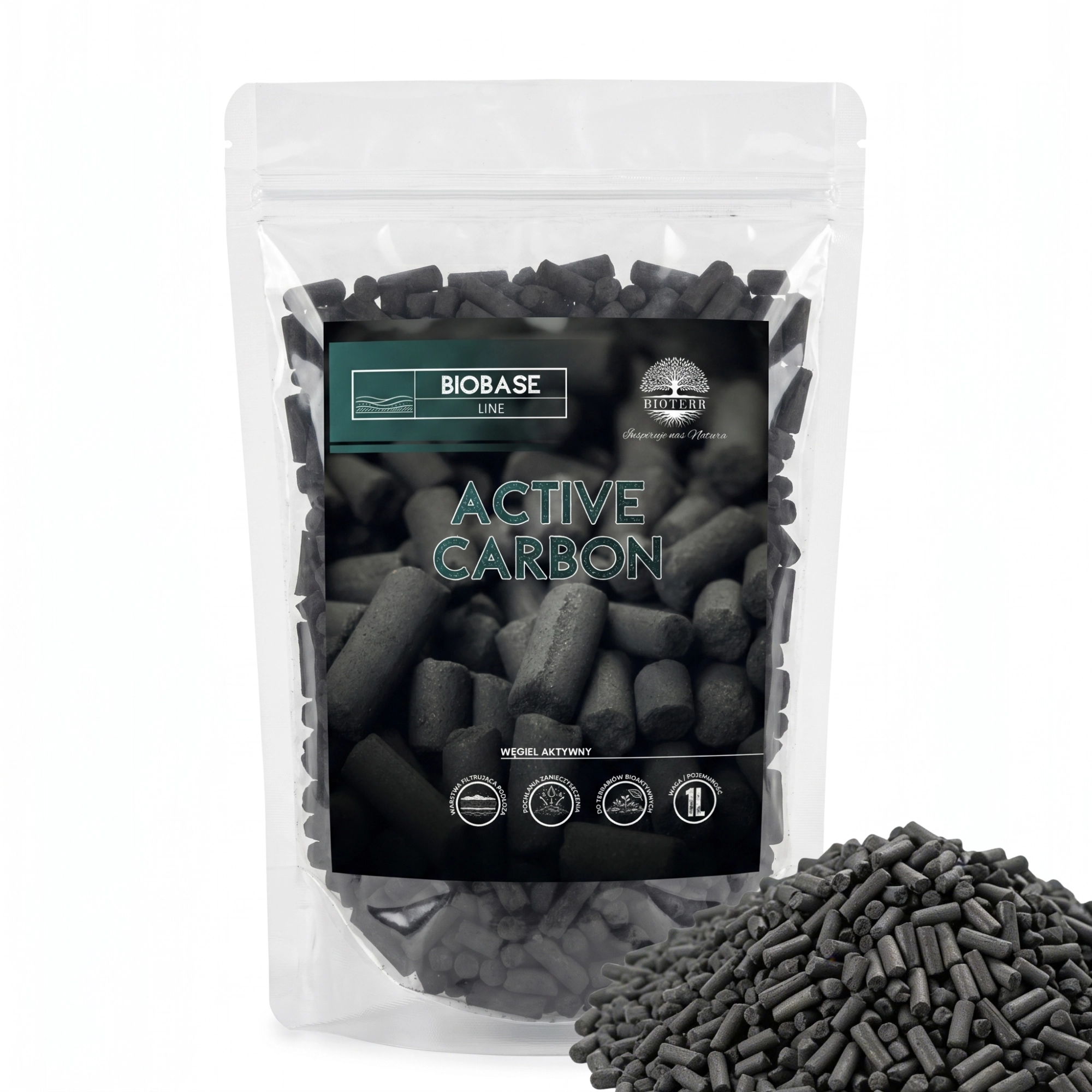 Węgiel aktywny do terrarium z roślinami | BioBase – Active Carbon 1L